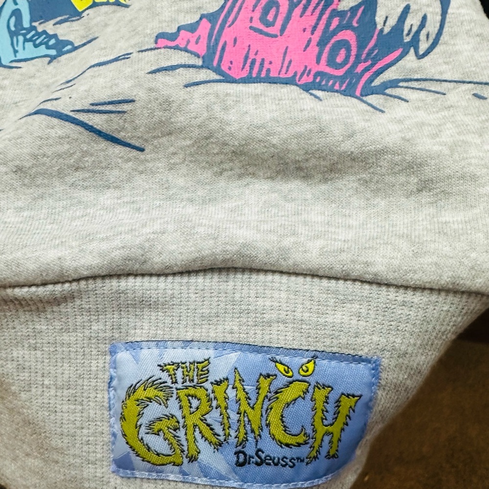 Dr Seuss Grinch Christmas Holiday Whoville Sweatshirt - Picture 3 of 4
